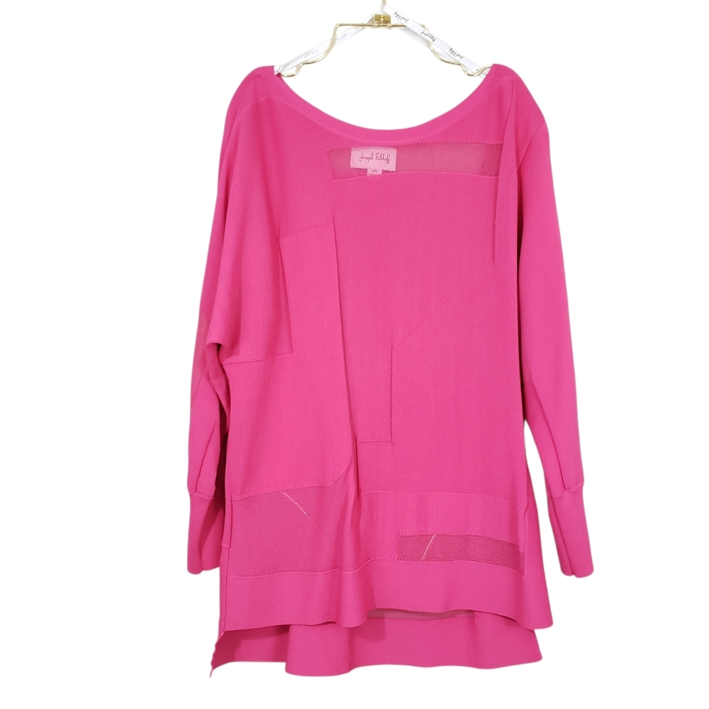 Joseph Ribkoff Raspberry Cut-Out Women's Knit Top Style (221909) Medium